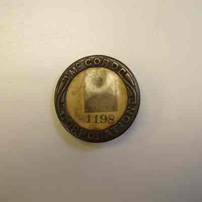 McCord Corporation Worker Badge
