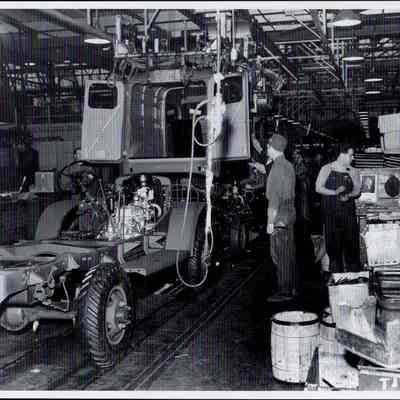 Dodge 1/2 ton truck assembly line