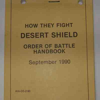 How They Fight, Desert Shield, Order of Battle Handbook