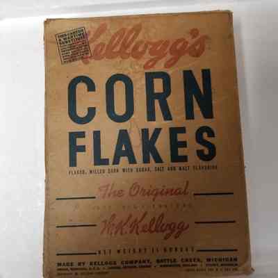 WWII Era Kellogg's Corn Flake Box