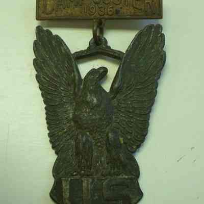 1936 Camp Custer Medal