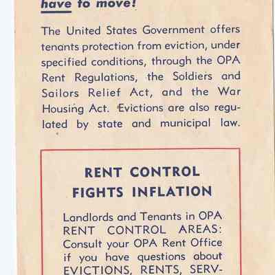 OPA Rent Control Information
