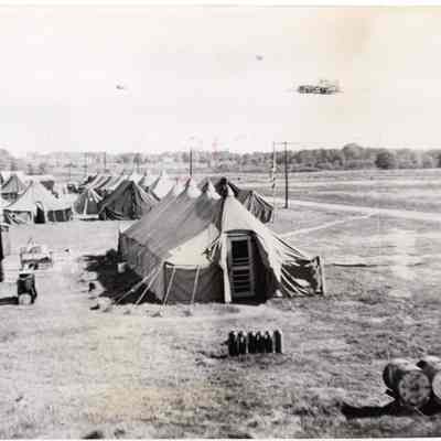 Ft Custer POW tent photo