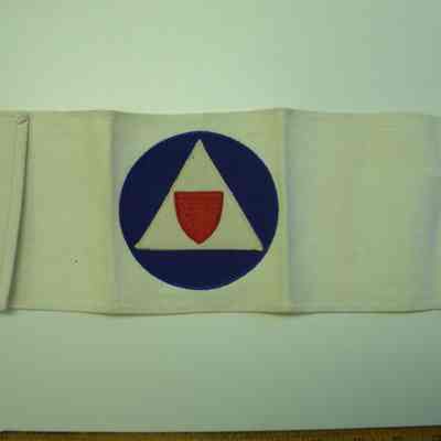 Cloth Civil Defense Aux Police Band