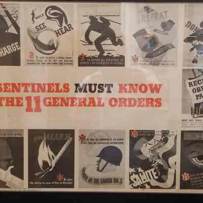 11 General Orders Poster