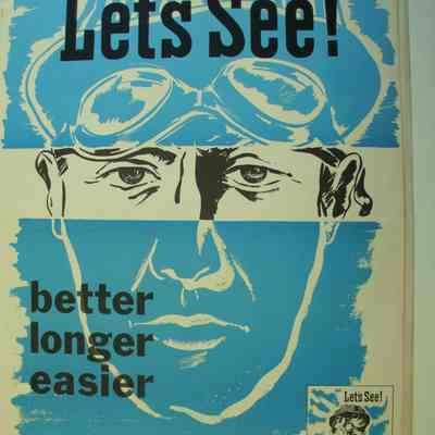 WWII Safety Poster, Let's See