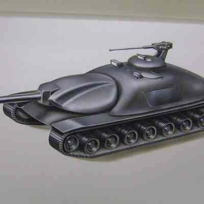 Tank Concept Drawing, "Atomic Tank"