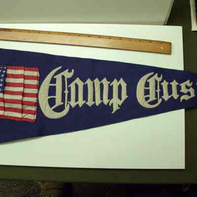 33" Camp Custer Pennant