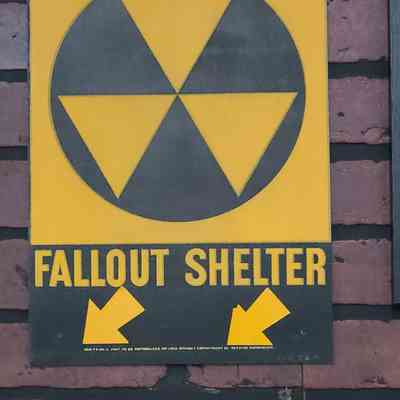 10x14 Fallout Shelter Sign