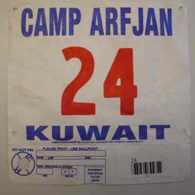 Camp Arifjan Marathon Number