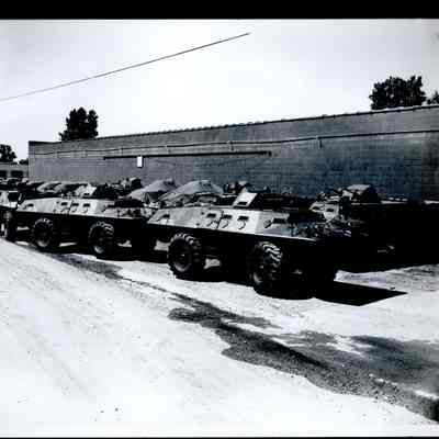 Group of Cadillac Gage V100's