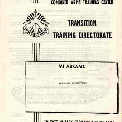 M1 Abrams, Functional Descriptions