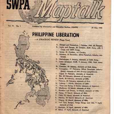 SWPA Maptalk 30 May 1945