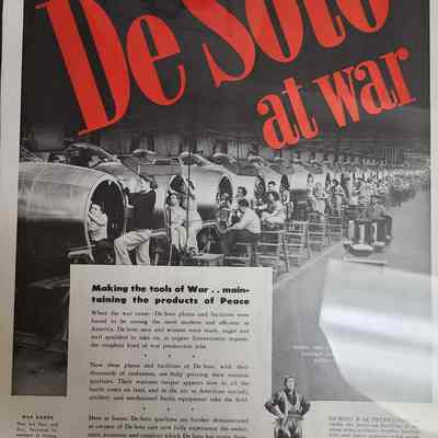 DeSoto At War ad