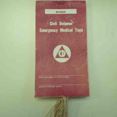MI CD Emergency Medical tag Book