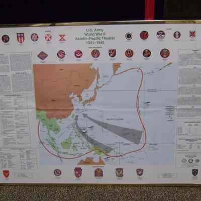 WWII PTO Map, 1942-1945