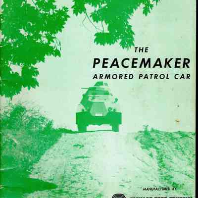 The Peacemaker Armored Patrol Car Sales Booklet