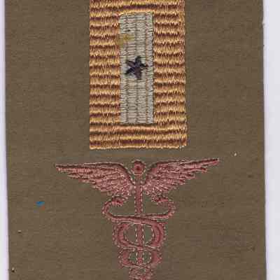 WWI Blue Star Pennant, Medical