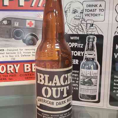 Koppitz "Black Out" Beer bottle