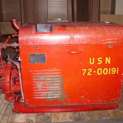 Chrysler Fire Fighting water pump
