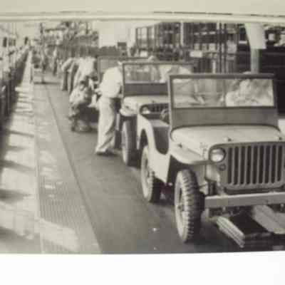 Ford Postcard GPW Assembly line