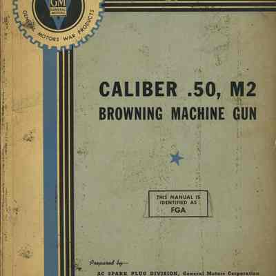 GM .50 Cal training Manual