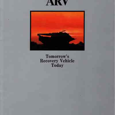 ARV, Tomorrow's Recovery Vehicle Today