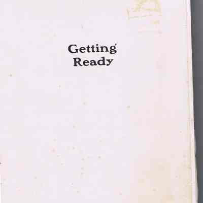 Getting Ready, 329 Arty