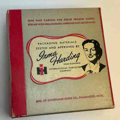 1 Pint Frozen Food Box WWII