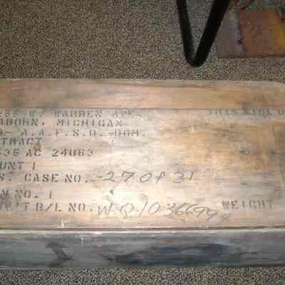 WWII Aircraft parts Crate (Ford)
