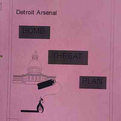 Detroit Arsenal Bomb Threat Plan