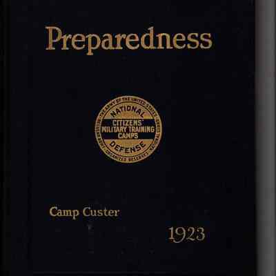 1923 Camp Custer CMTC Yearbook