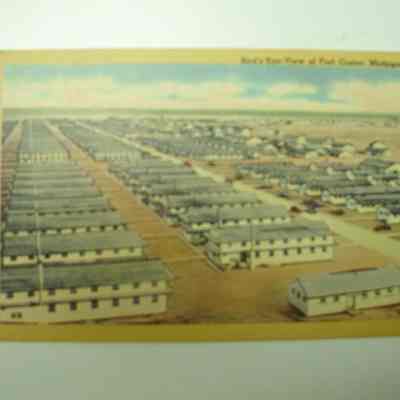 Fort Custer Post Card, Bird's Eye View