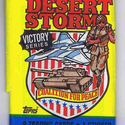 Topps Victory Series Desert Storm Trading Cards