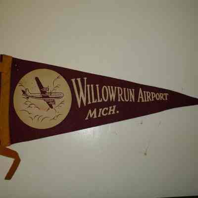Willow Run Airport Pennant