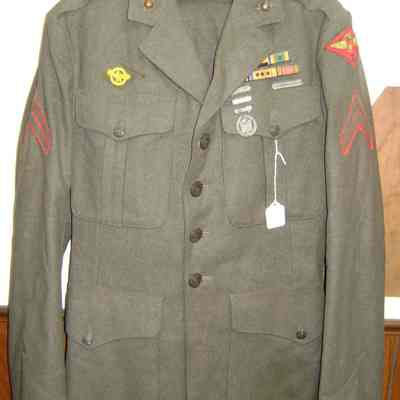 Henry J. Giszczak USMC Service Uniform