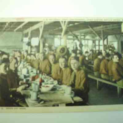 Camp Custer Post Card, Noon Day Mess