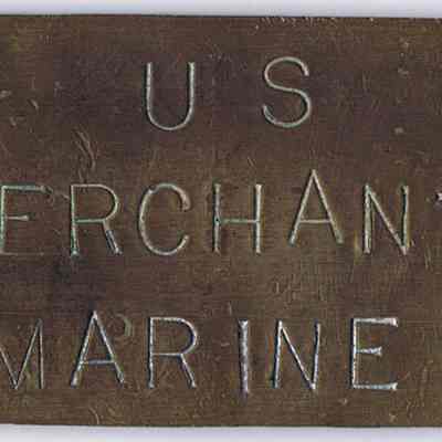 Merchant Marine ID Tag: Front