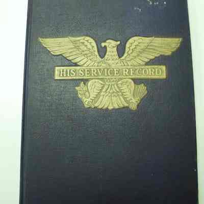 Service record book, blank