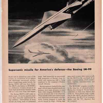 BOMARC Missile Advertisment