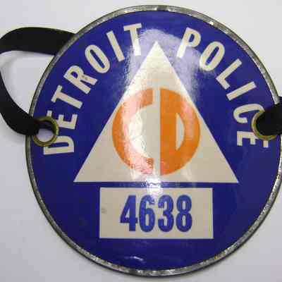 Detroit Police Civil Defense Brassard