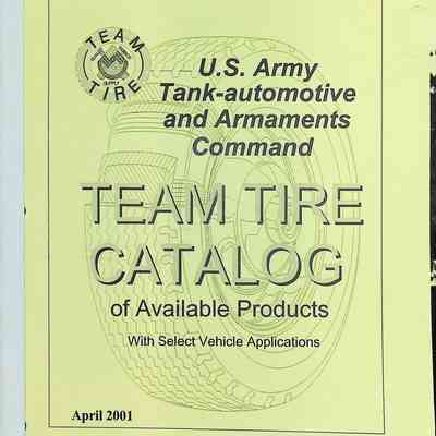 Team Tire Catalog of Available Products