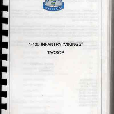 1-125 infantry "Vikings" TACSOP