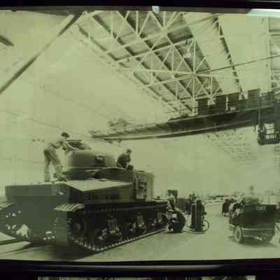 Lee tank on Warrren Tank Plant Assembly