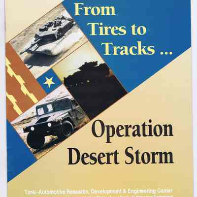 "From Tires to Tracks" TARDEC Desert Storm Booklet