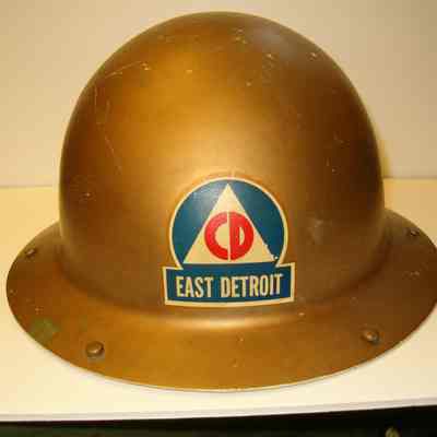 East Detroit Civil Defense Helmet