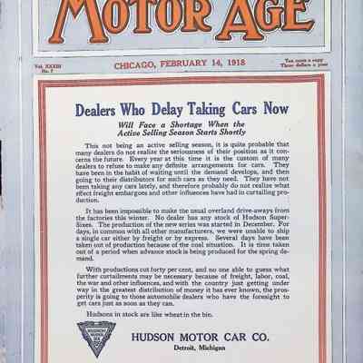 Motor Age, October 17, 1918