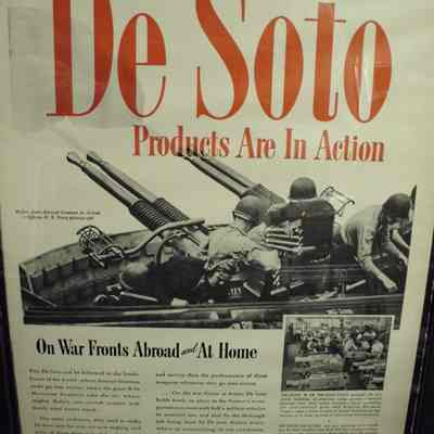 DeSoto ad w 40mm Gun