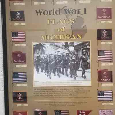 World War I Flags of Michigan