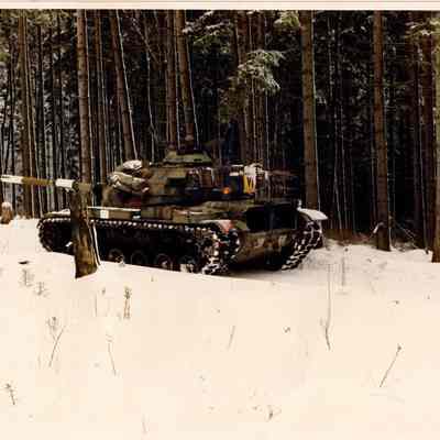 M60A3 in Snow